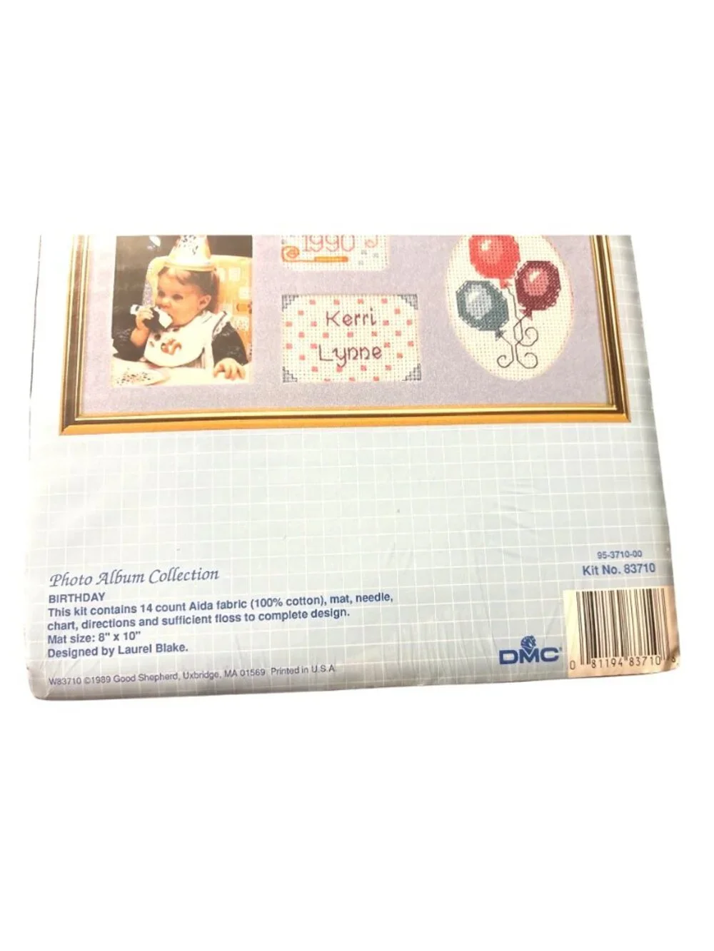 Vintage Cross-Stitch Kit Good Shepherd My First Birthday Photo Album Collection